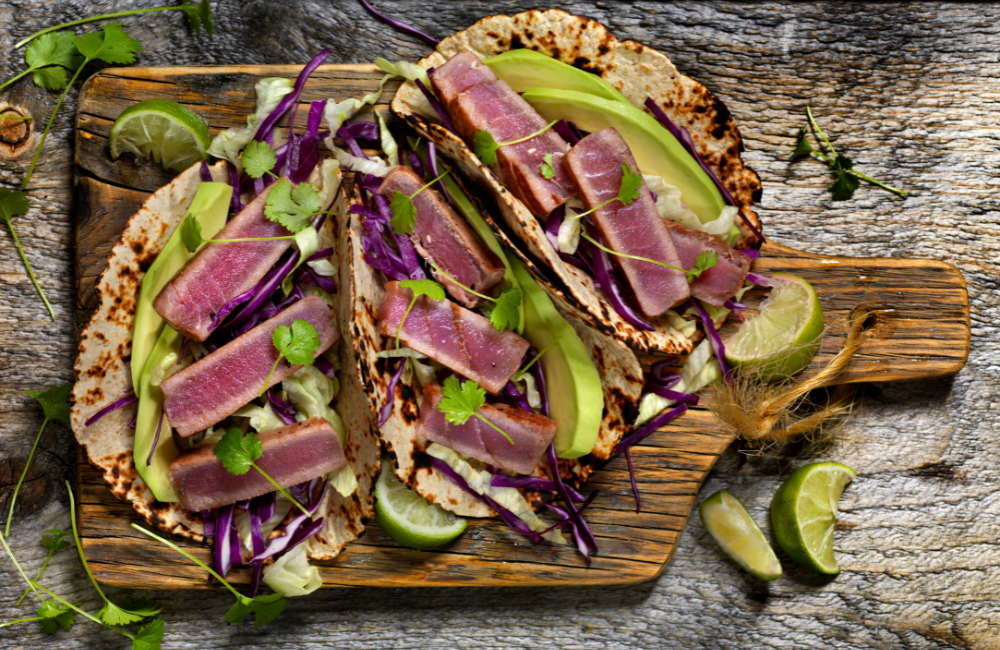 Ahi Tuna Tacos Inspired by Saint Helena’s Favorite Roadside Restaurant 